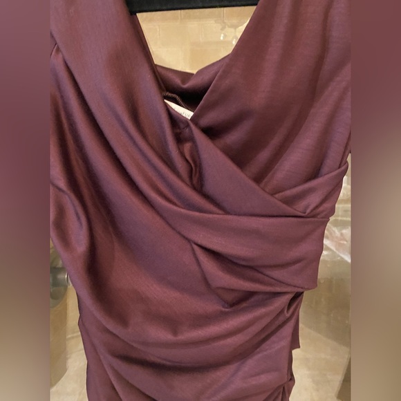 Diane Von Furstenberg Bentley Size 8 Burgundy - Picture 6 of 9